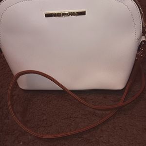 Steve Madden White Dome Crossbody Purse